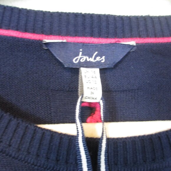 NWT JOULES Women Navy Knit Lobster Christmas Jumper Sweater Miranda Luxe Size 12 - Picture 5 of 12
